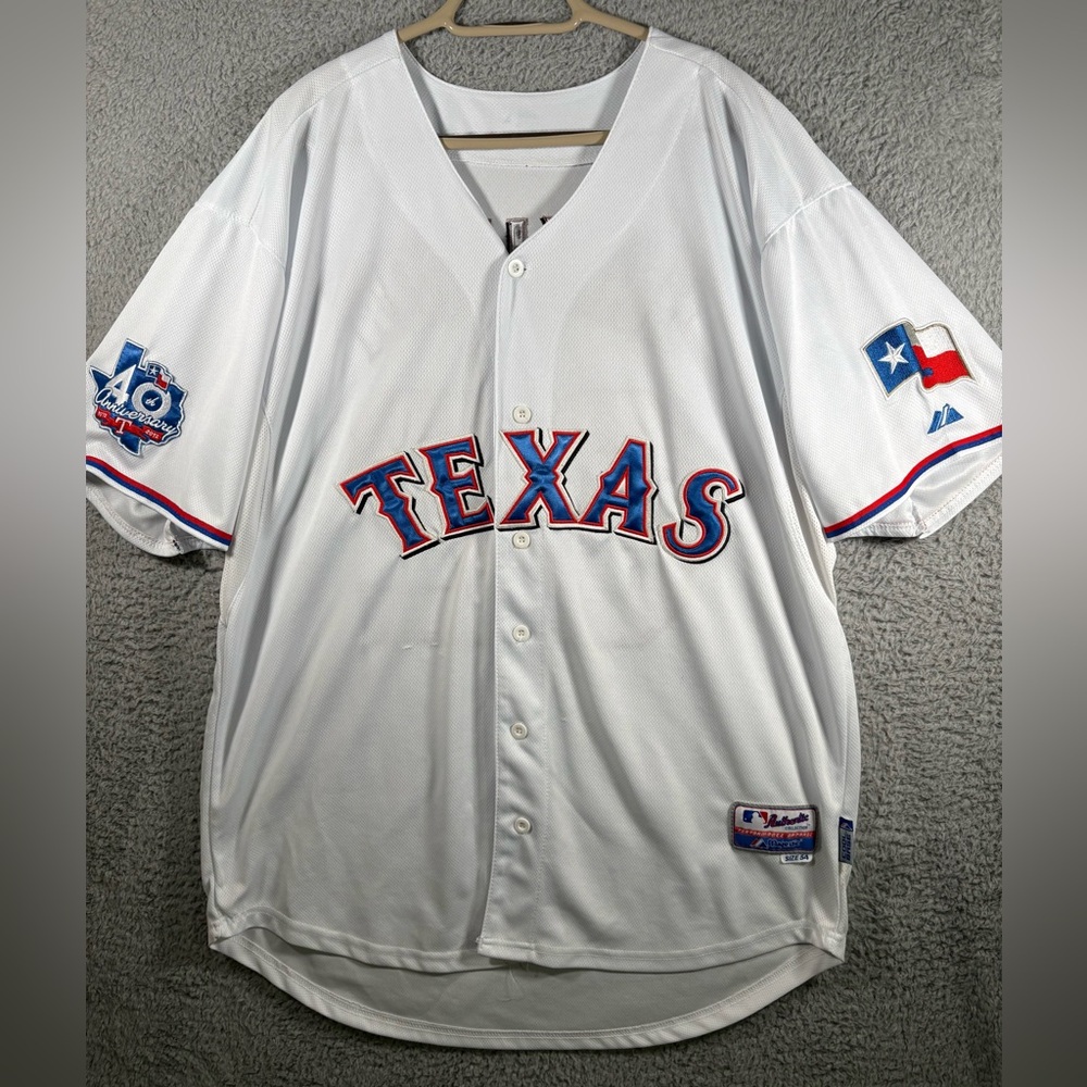Josh Hamilton Texas Rangers Jersey #32 Majestic Cool Base 2012 Size 52